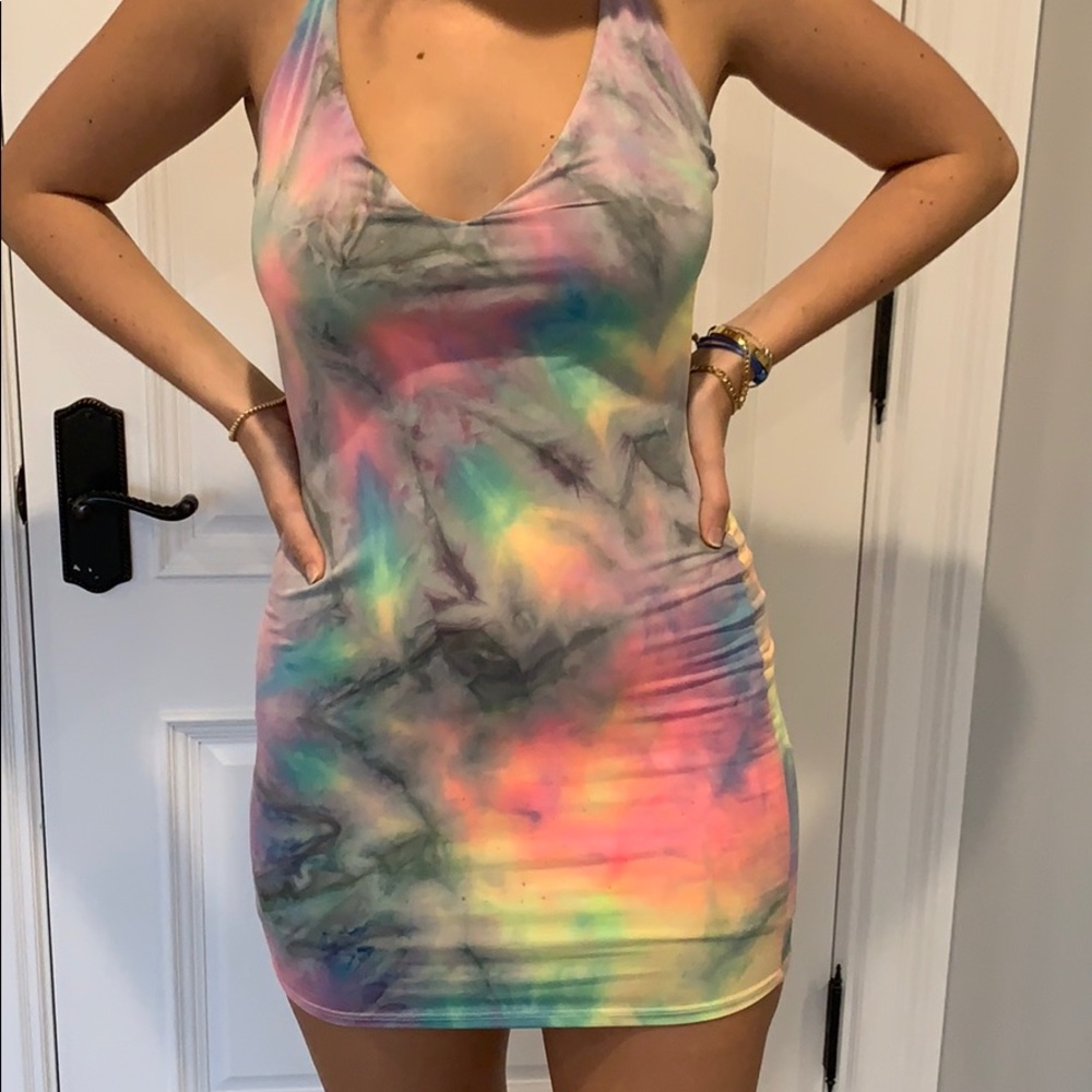 Rainbow Tank dress